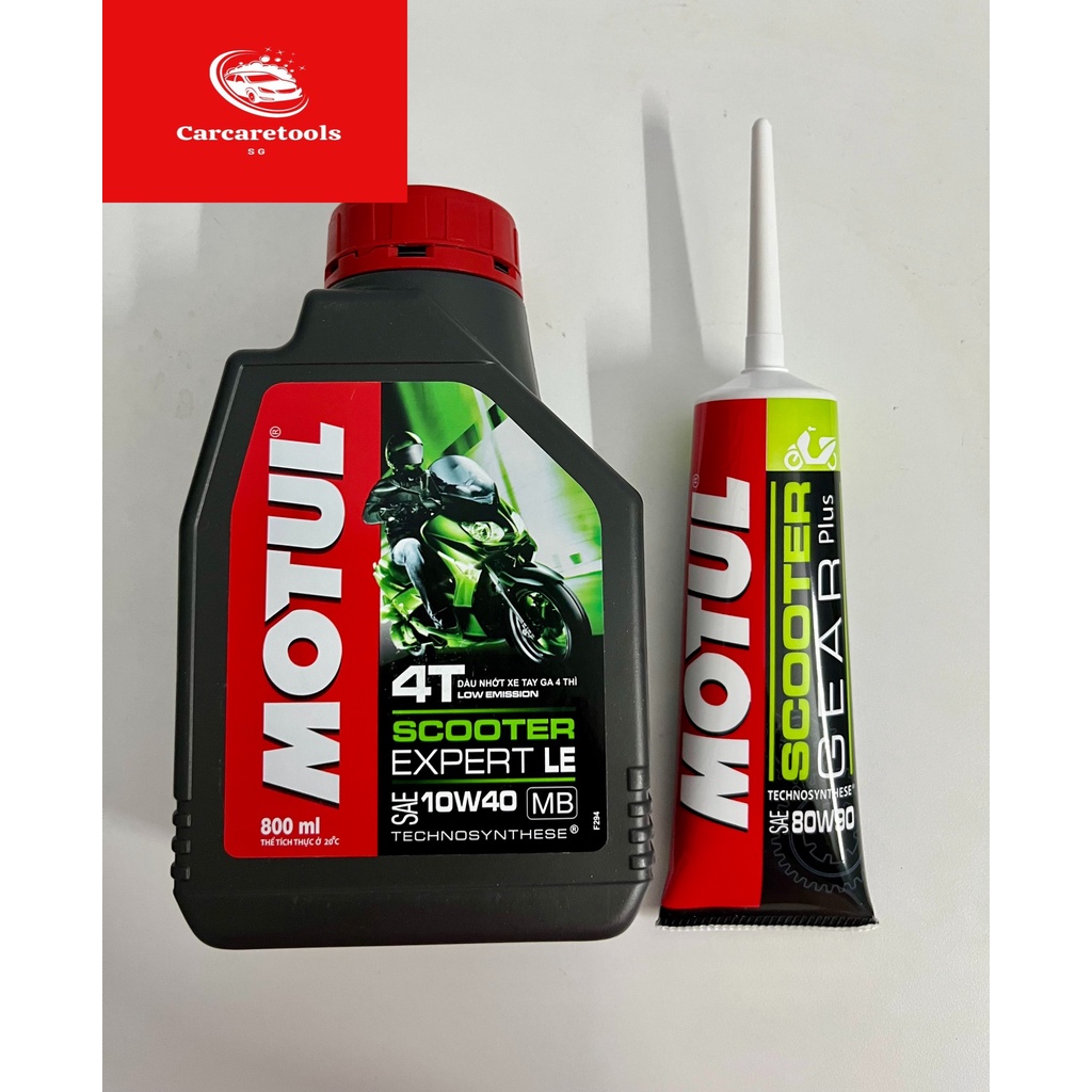 Nhớt xe tay ga cao cấp Motul Exper LE - Chai 800ml