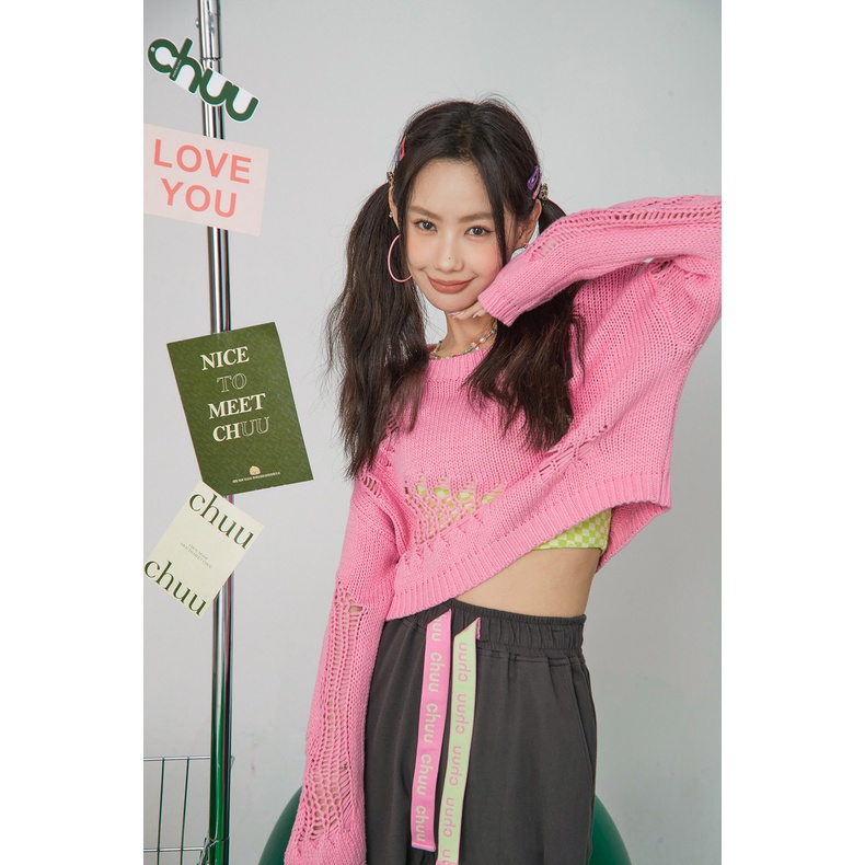 Porozi  Áo sweater  dệt kim tay dài phong cách thời trang Hàn Quốc tùy chọn màu sắc cho nữ