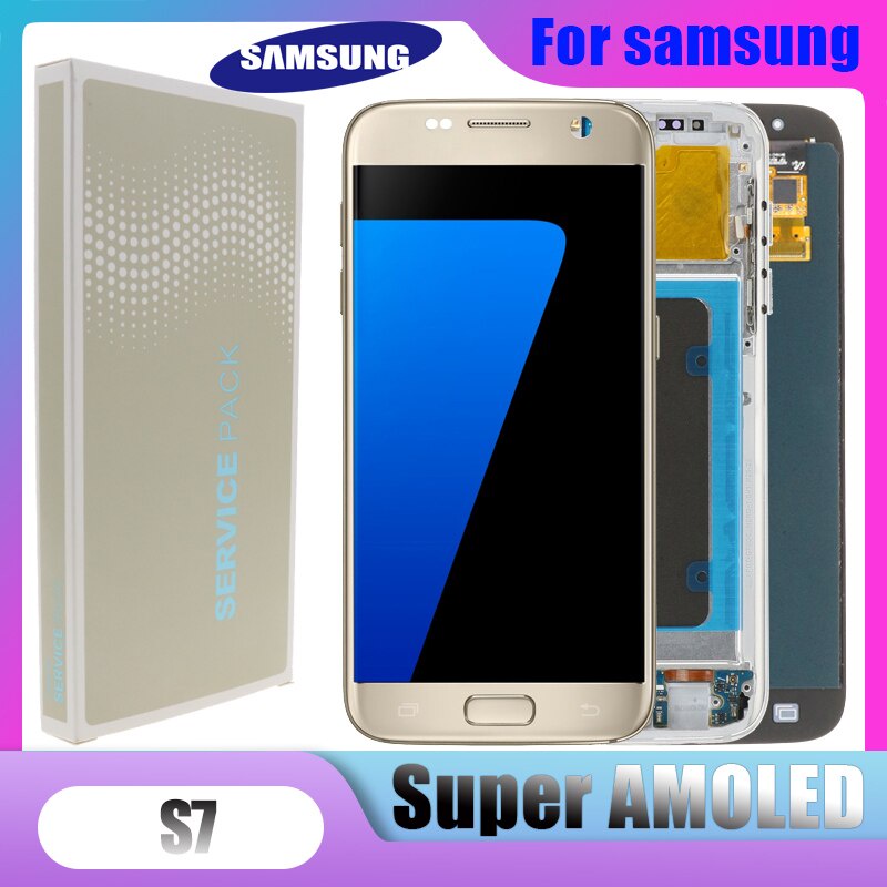 【Giao Hàng Nhanh】 5,1 &#Màn Hình LCD Cảm Ứng Kỹ Thuật Số AMOLED 39 Cho Samsung Galaxy S7 Hiển Thị G930 G930F