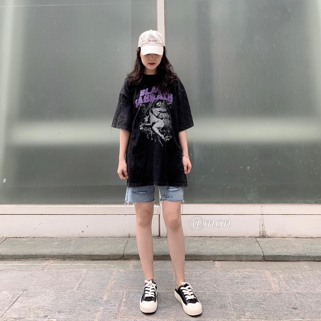 200578 NGỐ RÁCH 3 VỆT- XANH NHẠT - S,M,L,XL | BigBuy360 - bigbuy360.vn