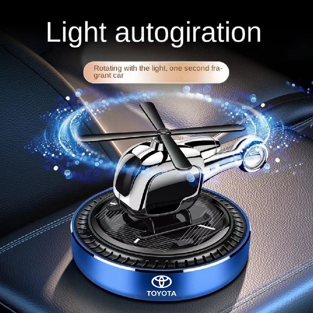 Máy Khuếch Tán Tinh Dầu Xoay Năng Lượng Mặt Trời Cho Xe Hơi Toyota Vios Yaris Altis Camry Avanza