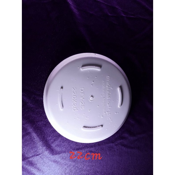 Đĩa Nhựa Trắng  Dùng Lót Chậu Cây, Hứng Nước Hoặc Khay Đựng Đồ