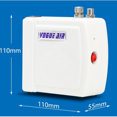 Máy Nén Khí Mini Kèm Súng Phun Sơn Airbrush HD-130, Máy Phun Sơn Nghệ Thuật.