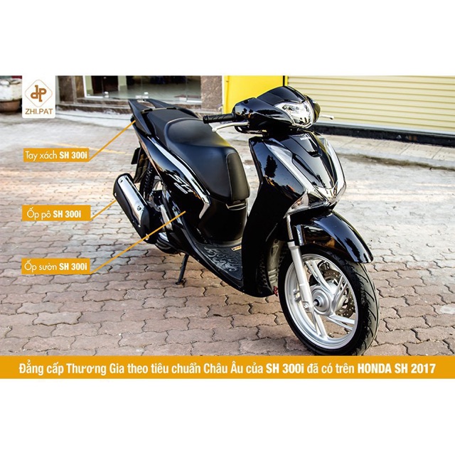 Ốp bô 300i cho sh 2017-2019 chính hãng Zhipat