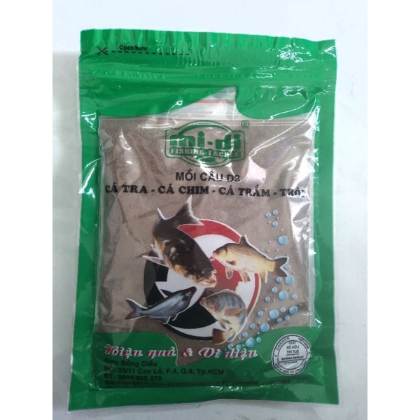 Cám mồi câu D1 D2 D3 Định Đồng Diều 200g