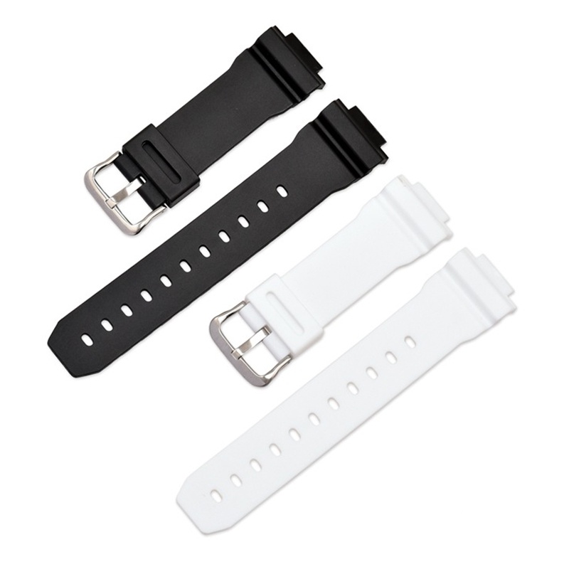 Dây Đeo Cao Su Chống Thấm Nước 16mm Cho Đồng Hồ Thể Thao Casio G-shock DW-5600 6900 9052