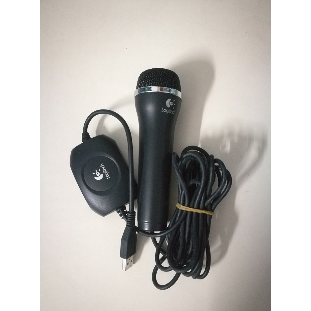 Microphone logitech USB dùng ghi âm, học online, hát karaoke trên máy tính
