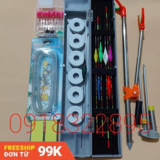 bộ combo phụ kiện câu đài.bộ phụ kiện câu đài có dây bảo hiểm