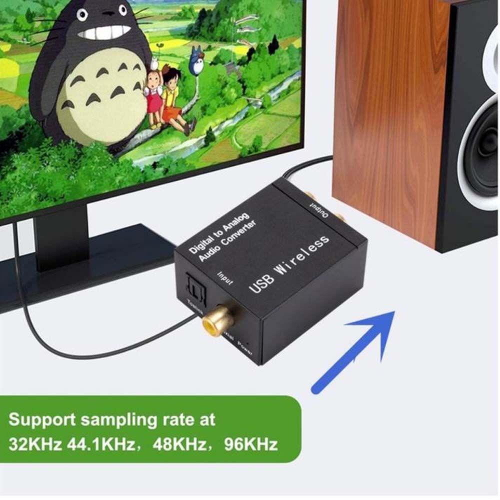 Bộ Chuyển Đổi Âm Thanh Kỹ Thuật Số Vỏ Nhựa Sang Analog DAC DAC DAC Quang Học