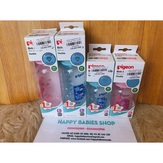 Bình sữa pigeon pp cổ hẹp 120ml / 240ml