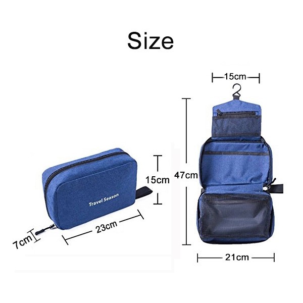 Cationic Túi Đựng Mỹ Phẩm Cỡ Lớn Có Móc Treo Tiện Dụng Cho Nam Và Nữ HSU