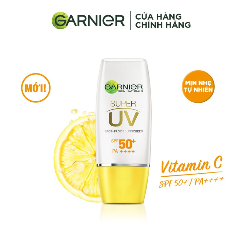 Kem chống nắng kiềm dầu sáng da Garnier 30ml