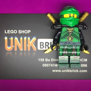 Lego UNIK BRICK Lloyd (Mẫu 13) Ninja xanh lá cây trong Ninjago chính hãng (như hình).