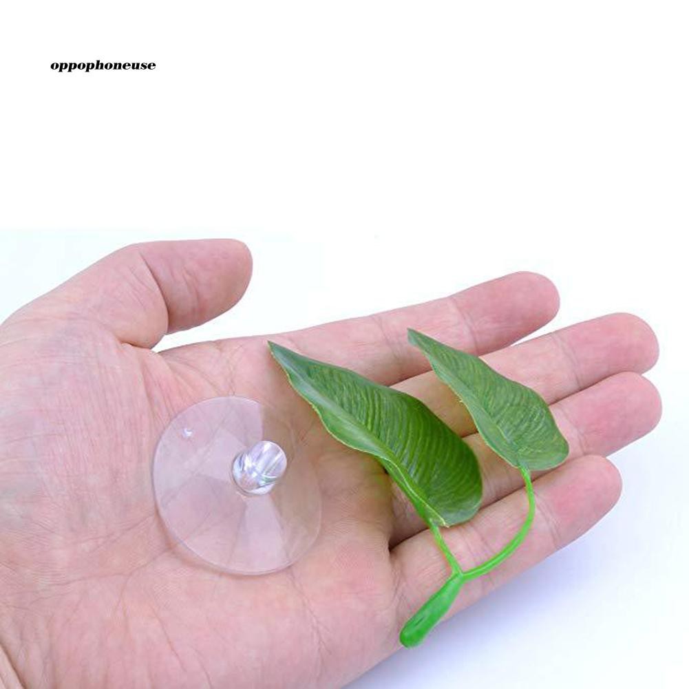 Võng Treo Lá Cây Cảnh Nhân Tạo Trang Trí Bể Cá