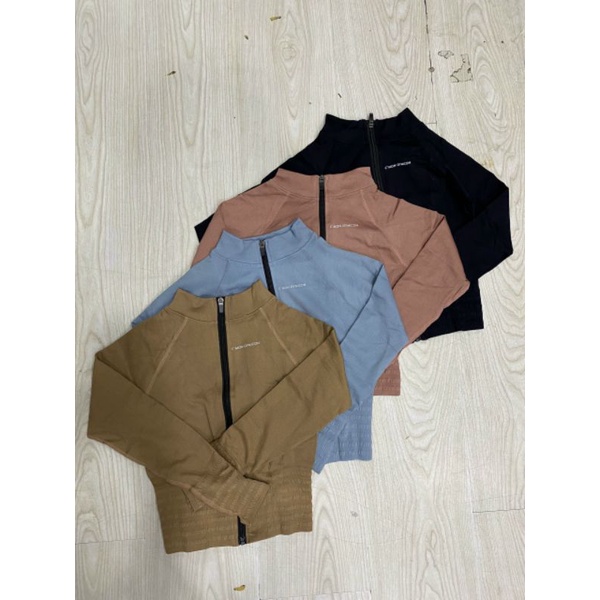 Áo Khoác Lửng Nữ Mẫu Mới Hàng Quảng Châu. Áo Khoác Nữ Croptop Cao Cấp [Gym Lửng 22]