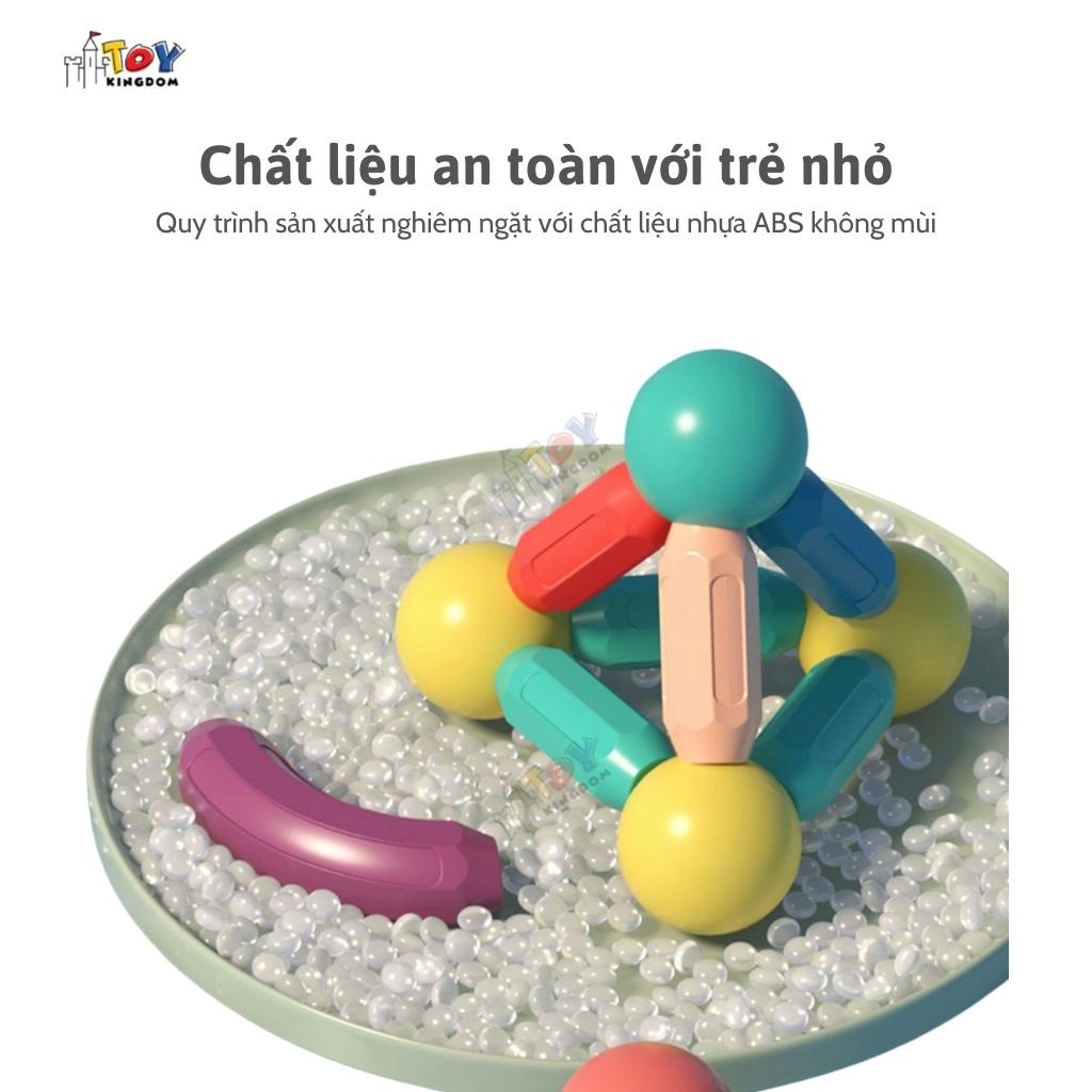 Đồ Chơi Xếp Hình Nam Châm Cho Bé Ahihi, Hút Chặt, Nhiều Màu Sắc, Tăng Cường Sự Sáng Tạo Có Kèm Hộp