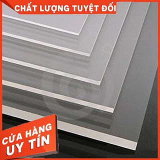 Tấm Nhựa Mica Mika Meka Meca Trong Suốt Dày  5mm  Nhận Cắt Theo Yêu Cầu