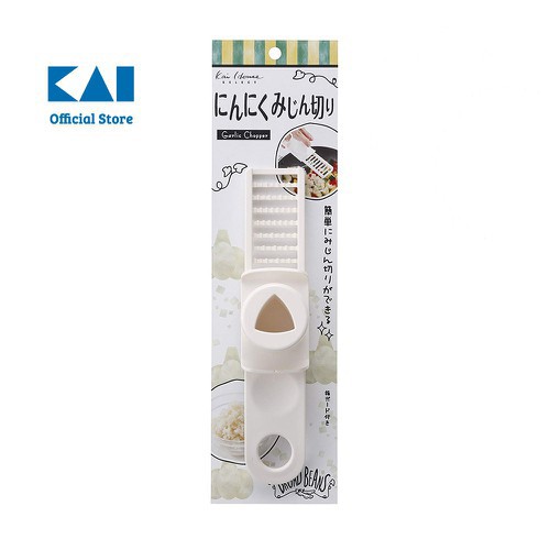 Dụng cụ cắt lát Tỏi KAI Nhật Bản, Nhựa PP, thép chống gỉ, có độ bền cao DH_2608