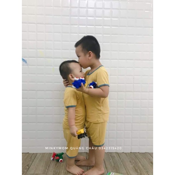 [MINKYMOM] BỘ CỘC VIỀN THUN LẠNH CẠP CAO MINKY MOM QUẢNG CHÂU