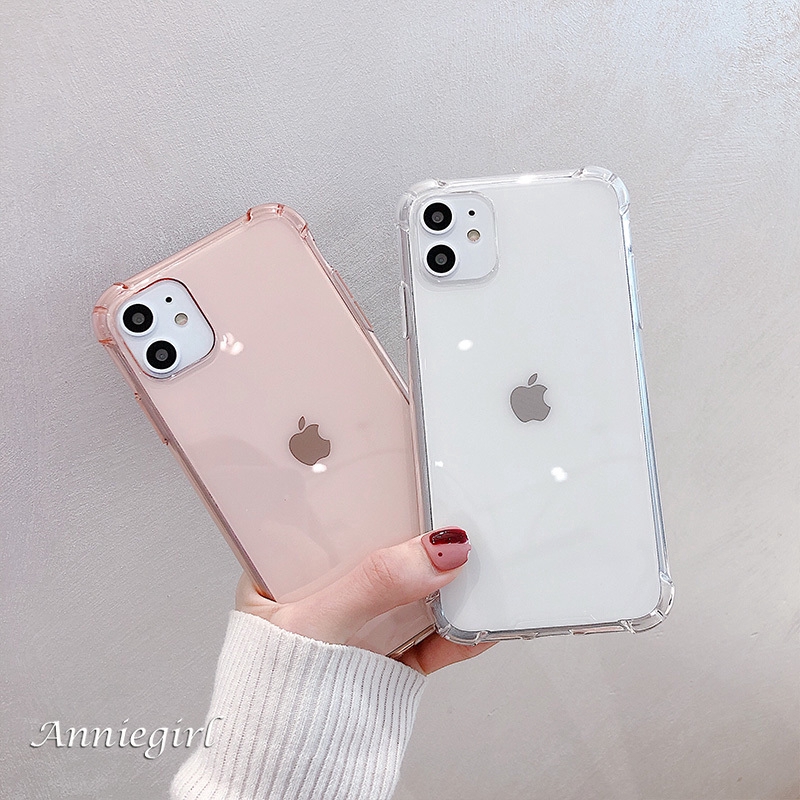 Ốp điện thoại TPU mềm trong suốt bảo vệ toàn diện 4 góc cho IPhone 11 Pro Max 6s 7 8 Plus XS Max XR | BigBuy360 - bigbuy360.vn