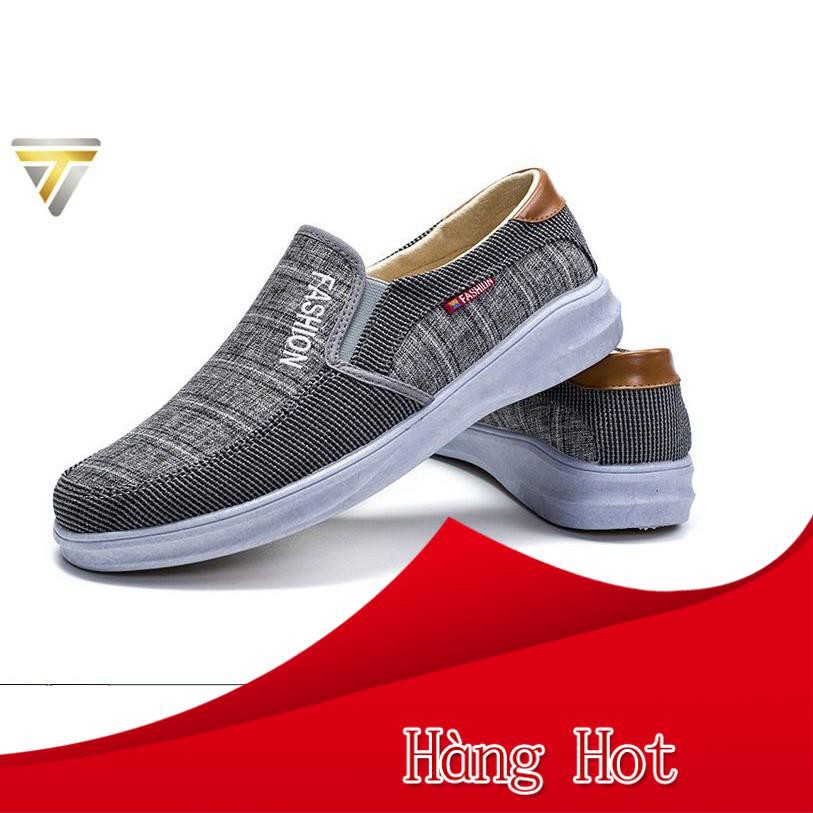 Giày lười vải nam phong cách mới nhất 2019 TRT-GLN-09