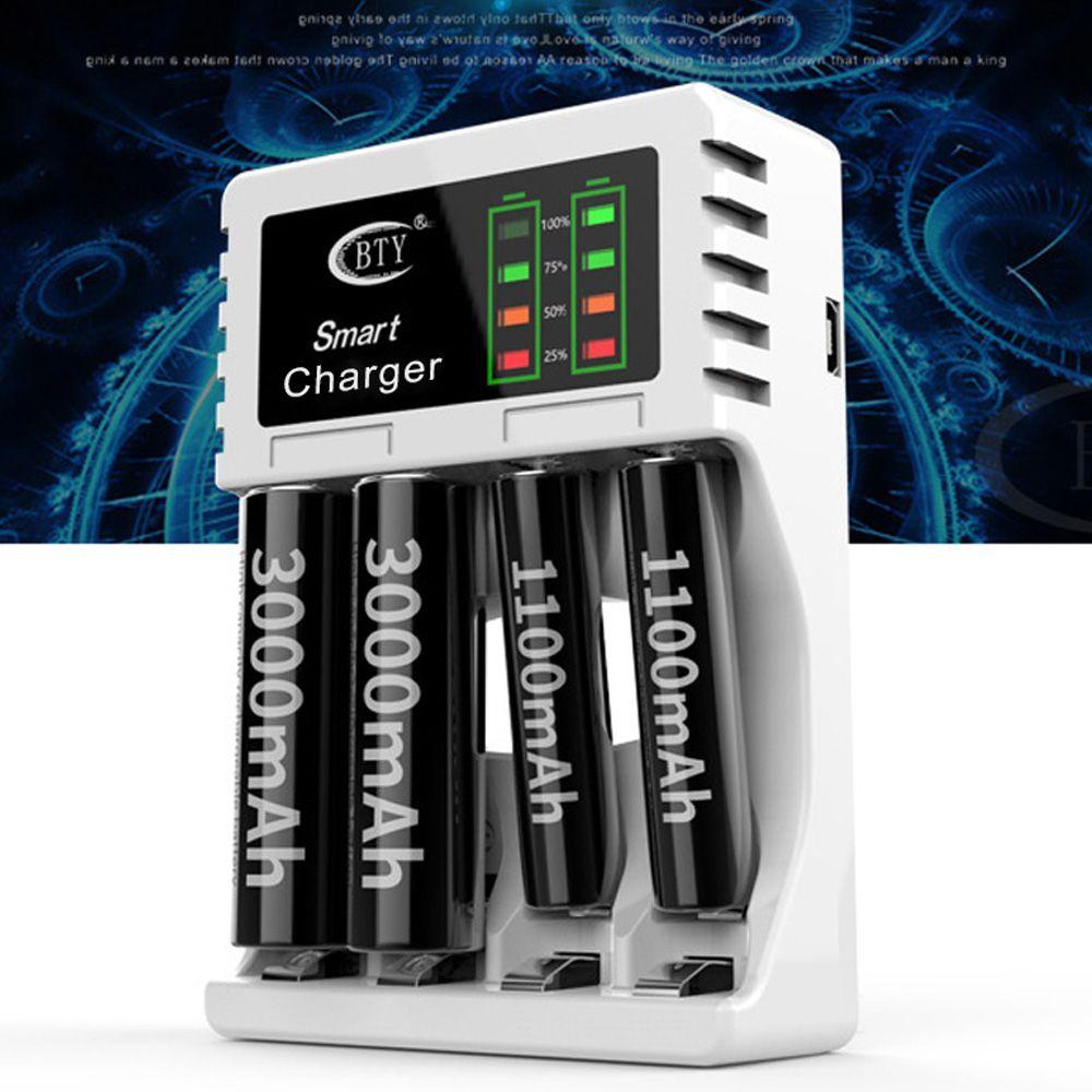 Đế Sạc Pin Nhanh Có Đèn LED Chỉ Báo Cho Pin AA AAA NI-CD NI-MH