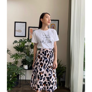 Chân váy chữ A họa tiết EDINI - V345