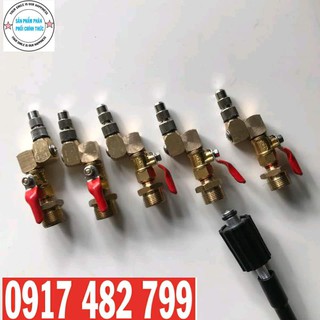 Béc rửa máy lạnh xoay 360 độ