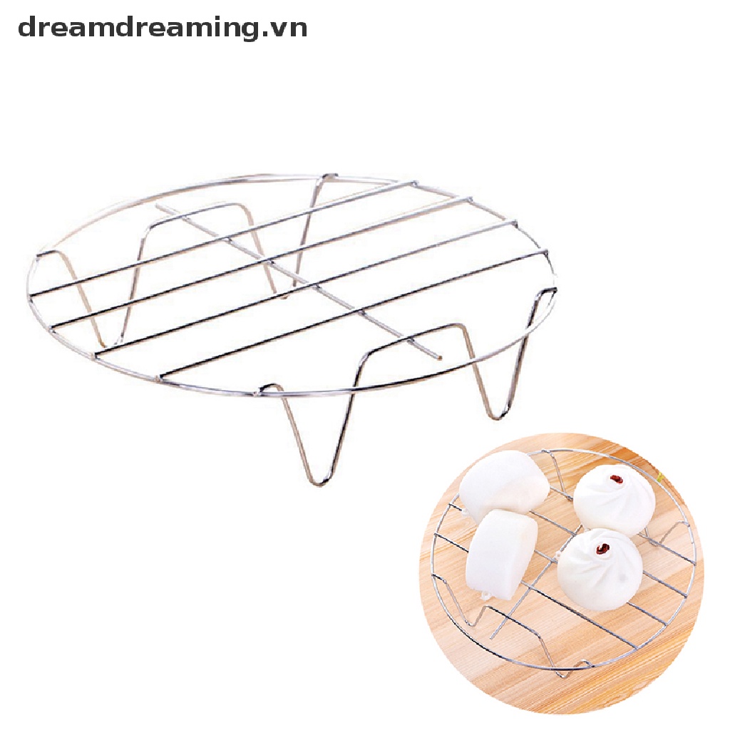 Khay Tròn Bằng Inox Đựng Thức Ăn Mát Mẻ Tiện Dụng