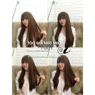 TÓC GIẢ NGUYÊN ĐẦU THẲNG- CHẤT ĐẸP
