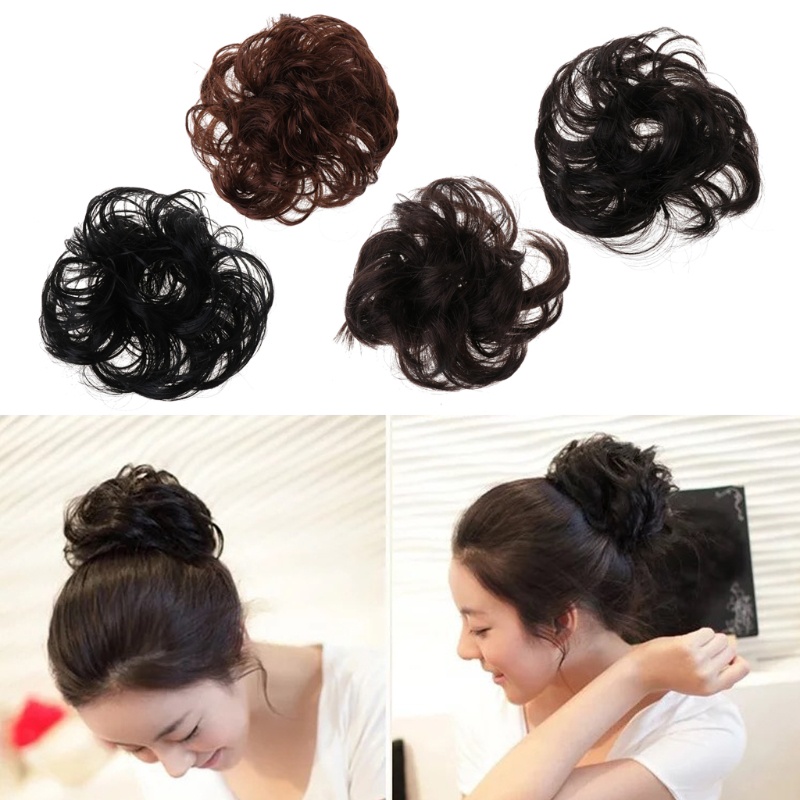 Tóc Giả Nối Dài Kiểu Tóc Đuôi Ngựa Mềm Mại Co Giãn Tự Nhiên Dành Cho Trẻ Em