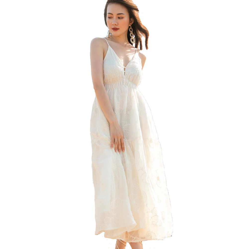 OLV - Đầm Vanilla Straps Maxi