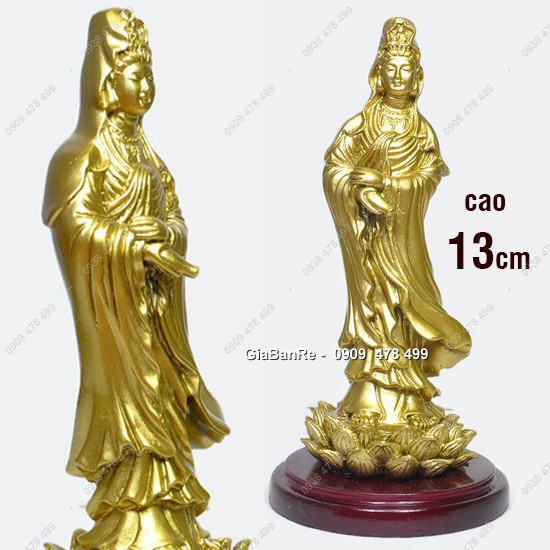 Tượng Quan Âm Cứu Khổ Cứu Nạn - Cao 13cm -  6862.1