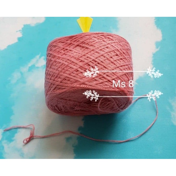 500gr Sợi cotton Nhật mềm nhẹ 6 chập 1 xinh xinh