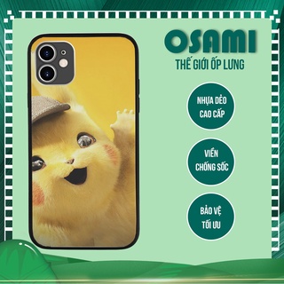 Ốp lưng điện thoại hoạt hình 3d pikachu pokemon vẫy tay chào osami cho iphone 6 - 13 pod221595