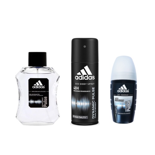 Combo 3 chai : Nước hoa 100ml + Lăn khử mùi 40ml + Xịt khử mùi 150ml - Nam Adidas - Dynamic
