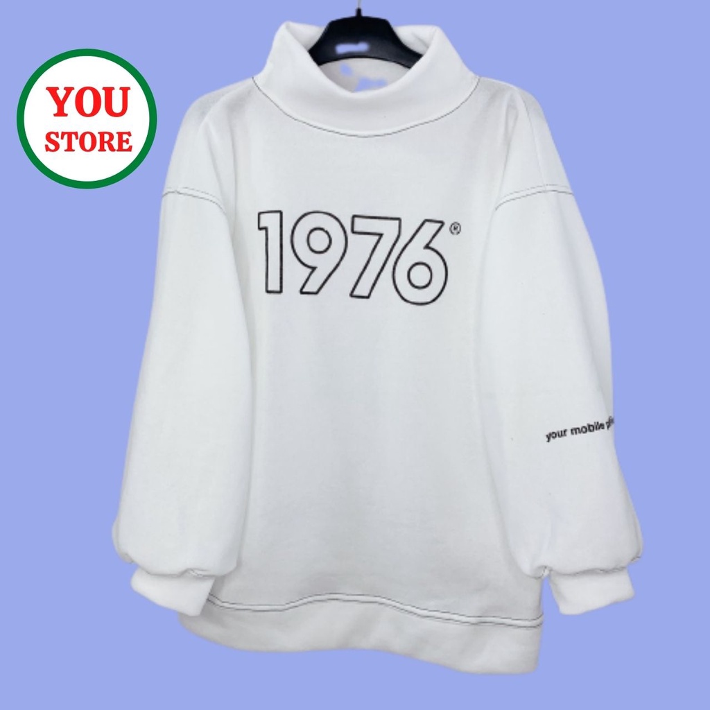 Áo Sweater 1976 Nam Nữ Chất Nỉ Ngoại Mã 161 You Store | BigBuy360 - bigbuy360.vn