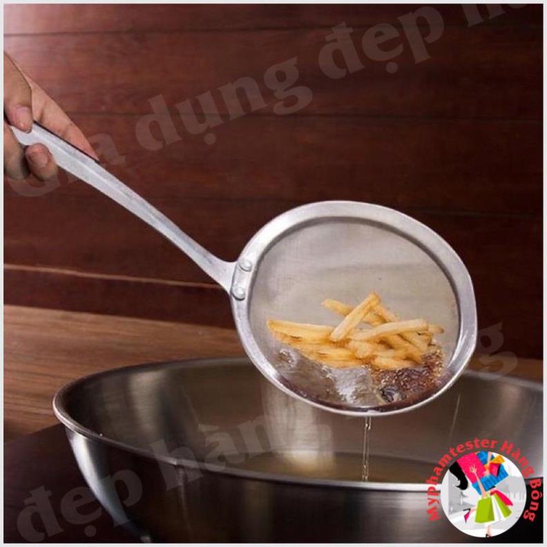 Vợt hớt bọt, vợt lọc dầu, vợt vớt cặn bã inox
