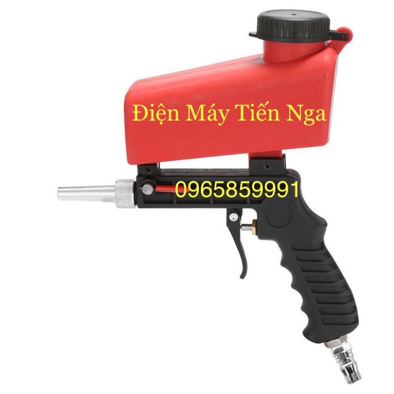 Súng Phun Cát Khí Nén Dạng Bình Đỏ 90 psi