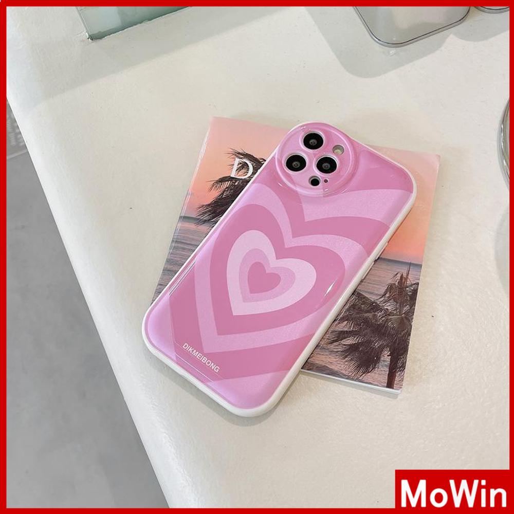 Ốp Điện Thoại Silicon Mềm Chống Sốc Họa Tiết Trái Tim Cho iPhone 11 Pro Max 13 Pro Max 12 Pro Max 7Plus xr XS Max