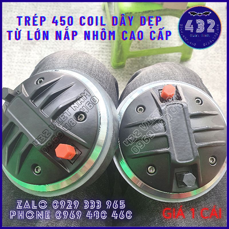 Củ Trebel 450 Nhôm Chép 450 Martin NẮP NHÔM COIL TRÒN VÀ COIL DẸP (1cái)