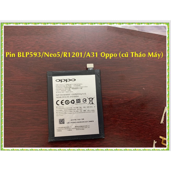 Pin BLP593/neo 5/ R1201/A31 Oppo ( hàng tháo máy)