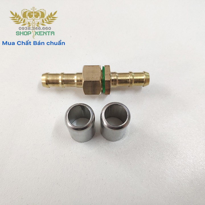 ĐẦU BẤM ỐNG DÂY ÁP LỰC CAO, DÂY PHUN THUỐC - chất liệu: đồng thau, đầu 8.5mm và 6.5mm
