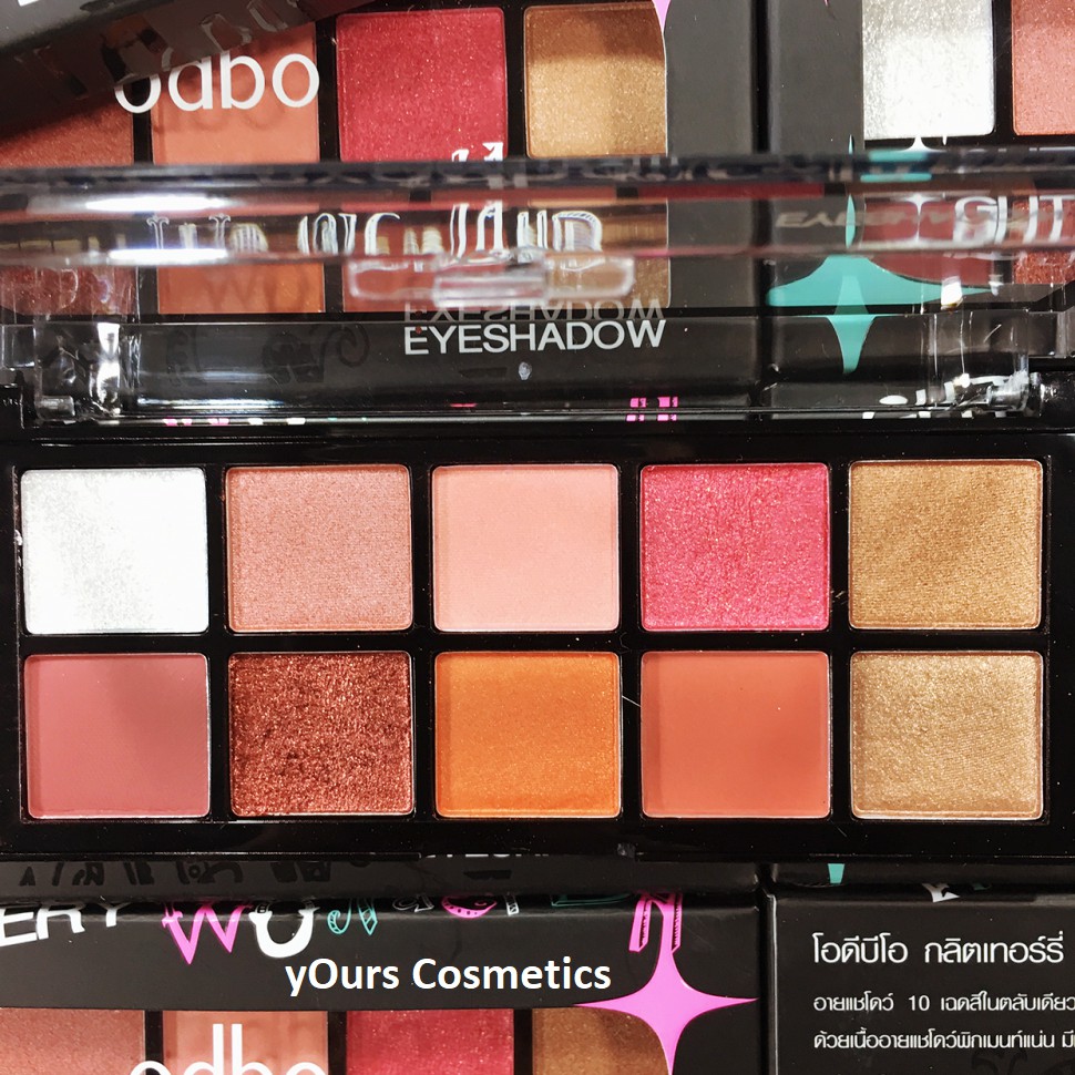 [Auth Thái] Bảng Màu Mắt Odbo Có Nhũ Tông Cam Hồng Đất Wonderland OD283 - Bảng Phấn Mắt Odbo Tông Hồng Đất Wonderlan | BigBuy360 - bigbuy360.vn