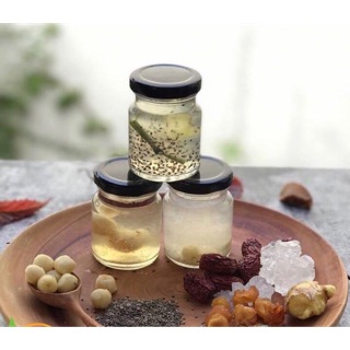 Combo 12 hũ thuỷ tinh đựng yến 75ml