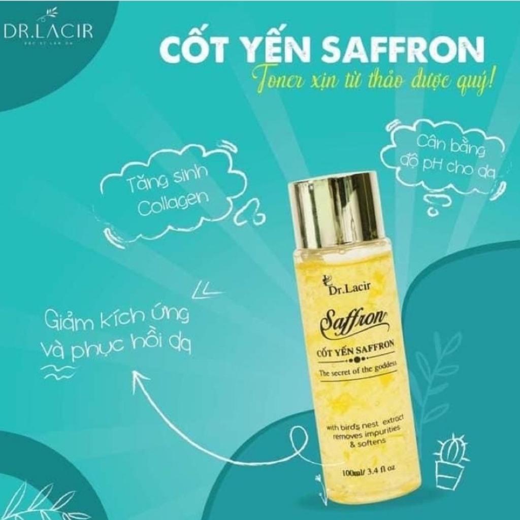 Toner Cốt Yến Saffaron Dr.Lacir Dành Cho Da Khô Shop Labubeauty, 05CYDR