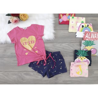 Bộ cotton bé gái HM size đại_Size 9-14Y (20-40kg)