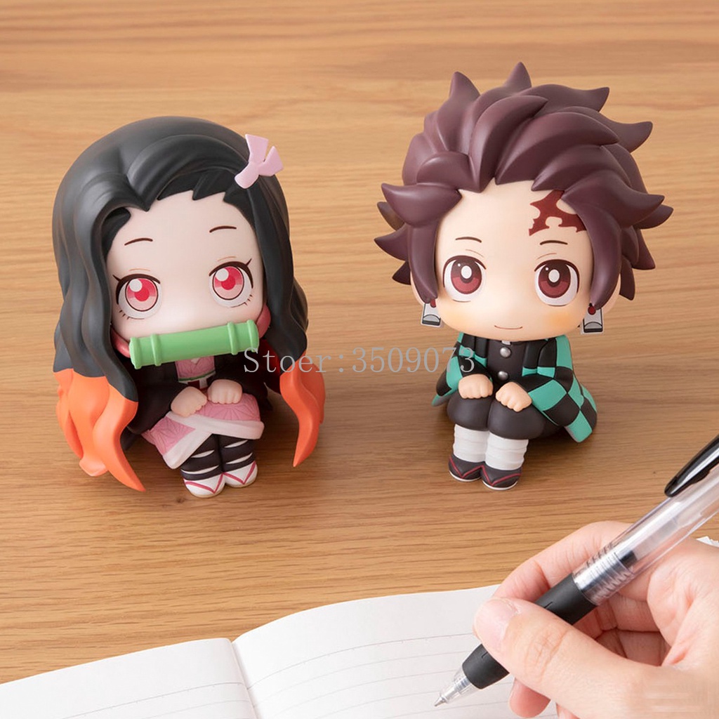 Bộ 6 Mô Hình Nhân Vật Kimetsu no Yaiba Trang Trí Bánh Kem
