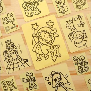 Tranh cát cỡ 12cmx8cm