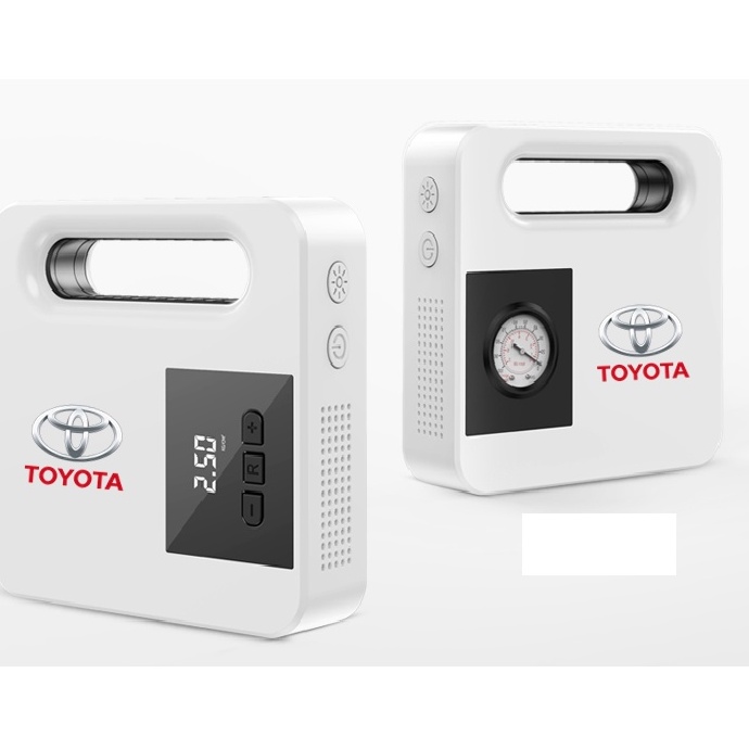 Bơm lốp xe ô tô Toyota Đồng Hồ Cơ Học Cao Cấp Bơm Mạnh Bền - Hàng sản xuất ủy quyền chính hãng - Bảo Hành 12 Tháng